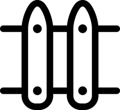 Picket Garden Fence Vinyl Svg File, Free Vectors File